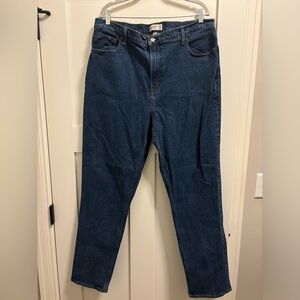 Abercrombie & Fitch Curve Love The 90’s Straight Ultra High Rise Jeans